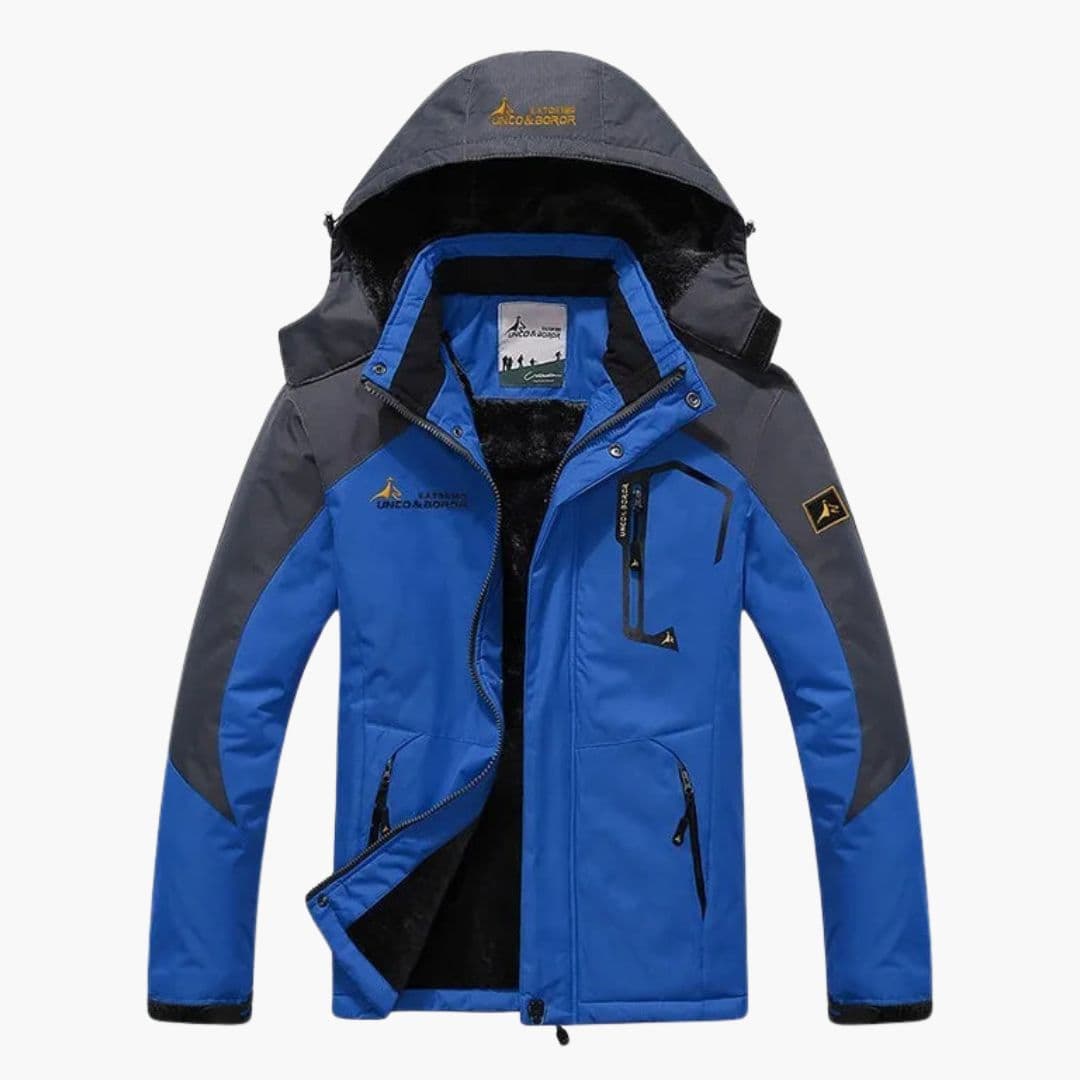 Veste d’hiver homme à capuche amovible