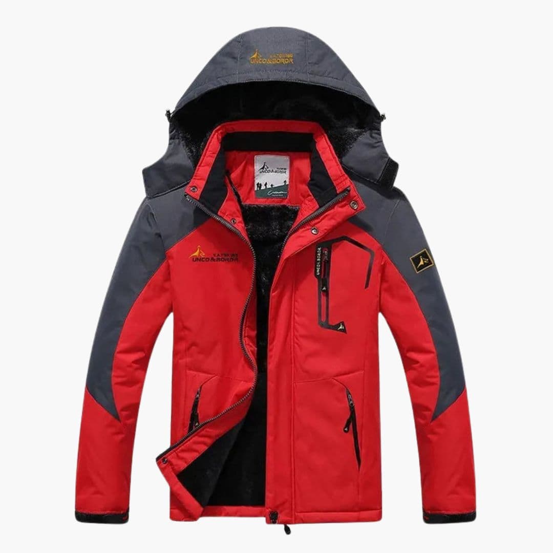 Veste d’hiver homme à capuche amovible