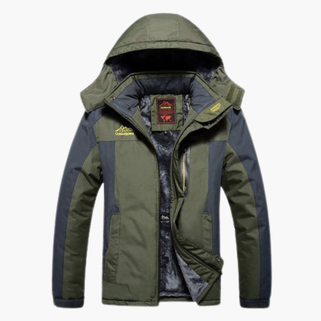 Veste de ski femme avec capuche et multiples poches