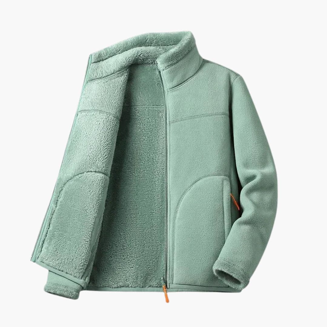 Veste de ski femme avec col montant et poches latérales