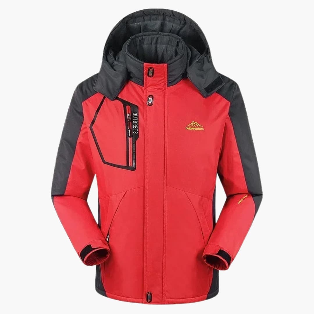 Veste de ski homme avec capuche et poches zippées