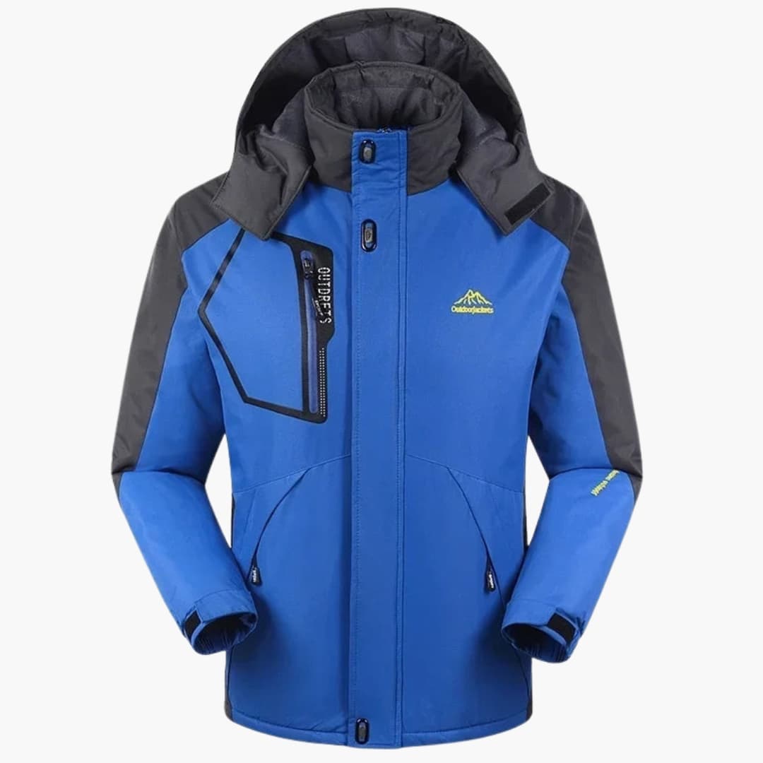 Veste de ski homme avec capuche et poches zippées