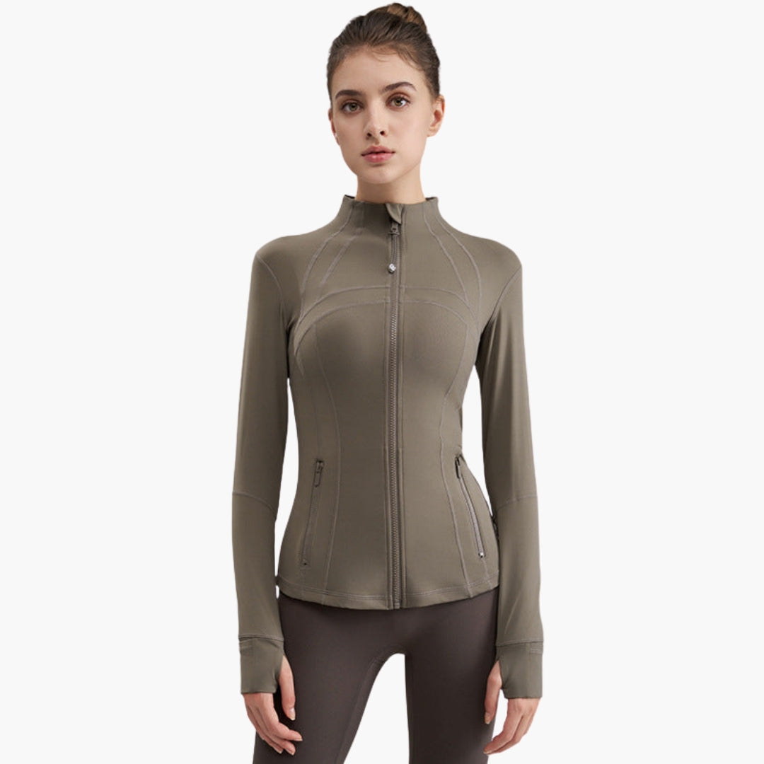 Women's long-sleeve sports jacket
