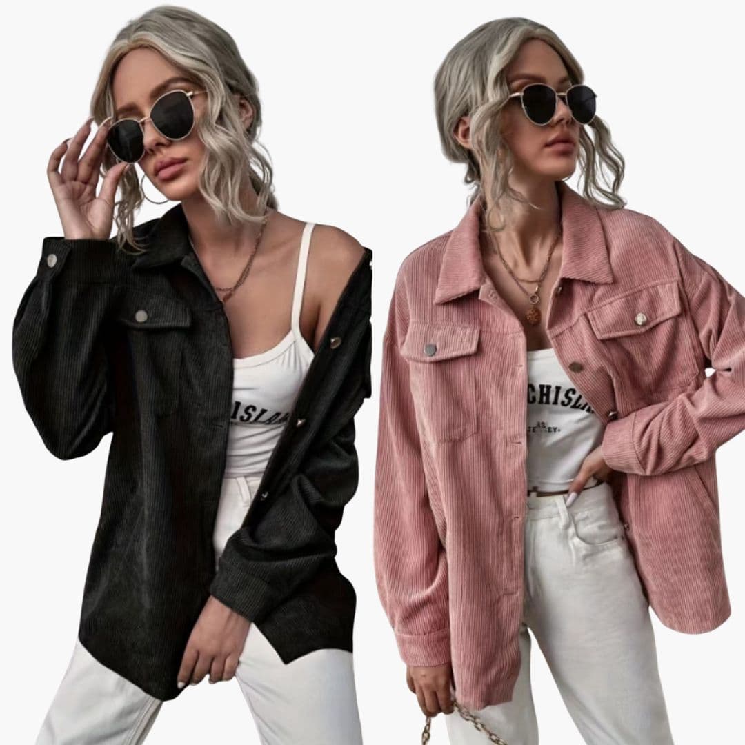 Women's jacket with buttons and chest pockets