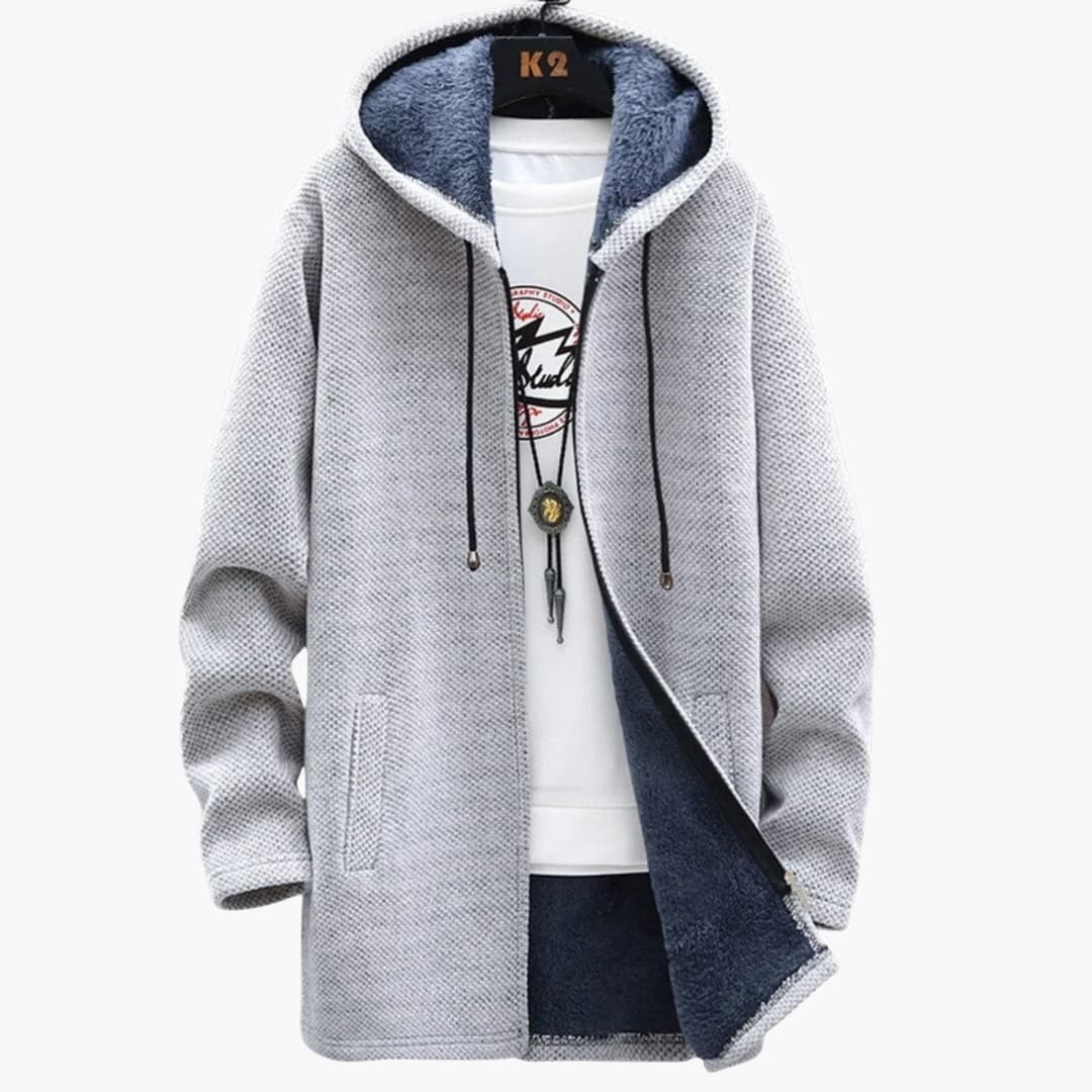 Veste femme avec capuche et fermeture zippée