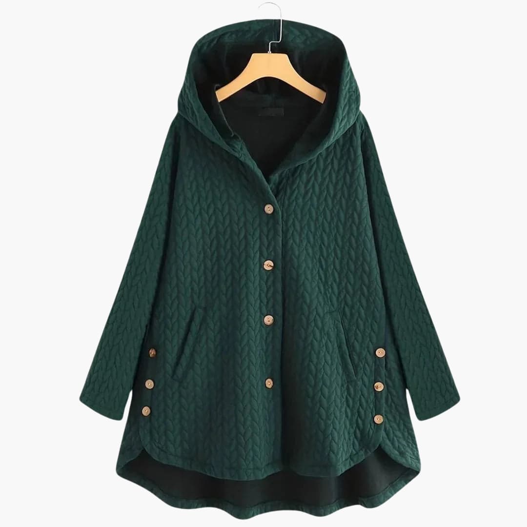 Veste femme avec coupe cintrée et fermeture zippée