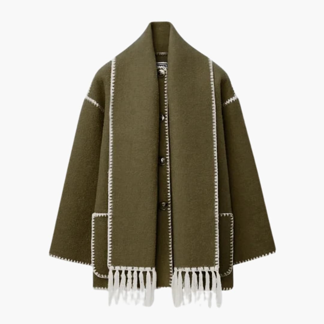 Veste femme avec fermeture à boutons