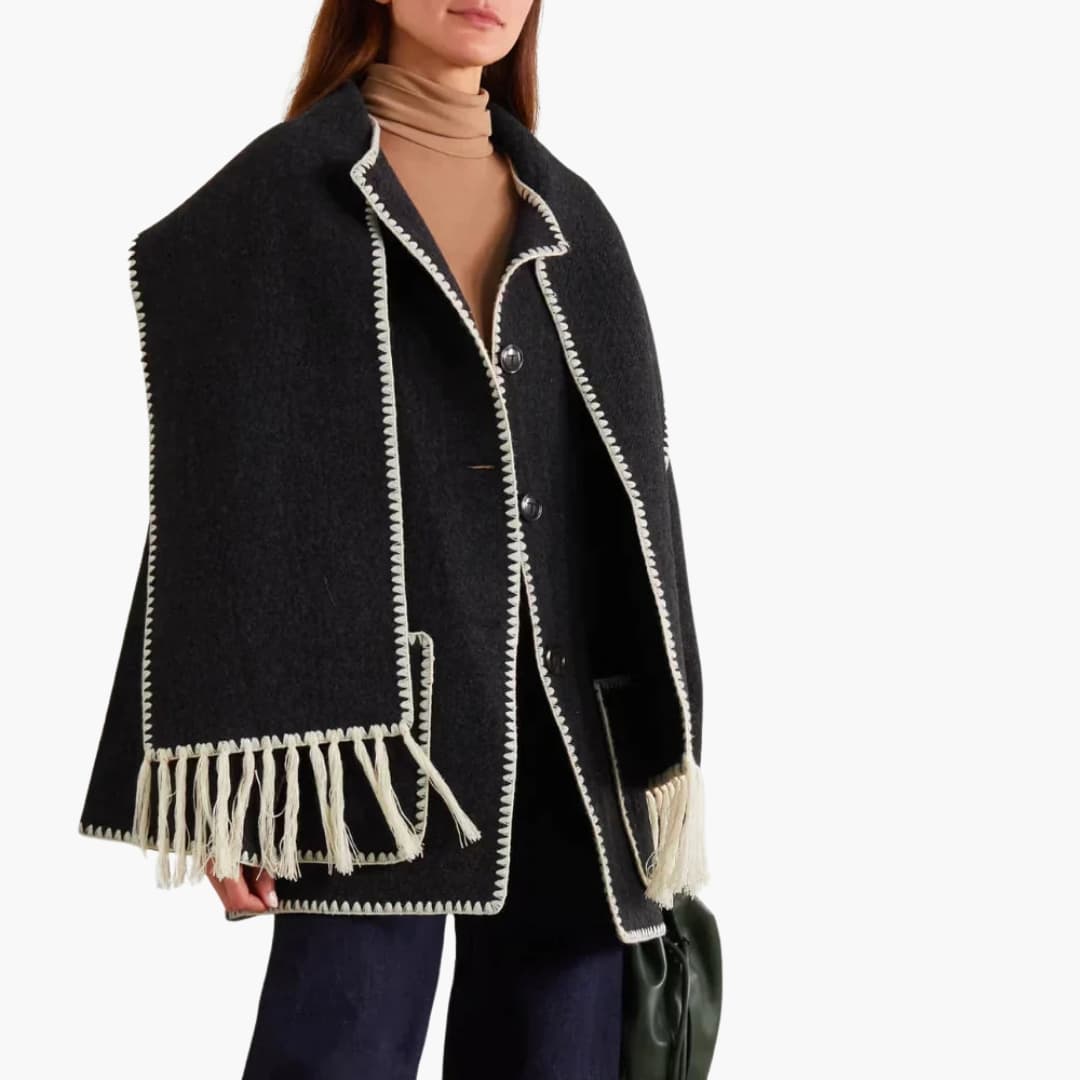 Veste femme avec fermeture à boutons