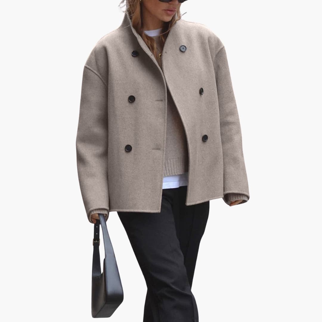 Veste femme avec col montant