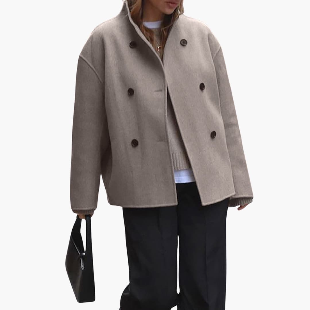 Veste femme avec col montant