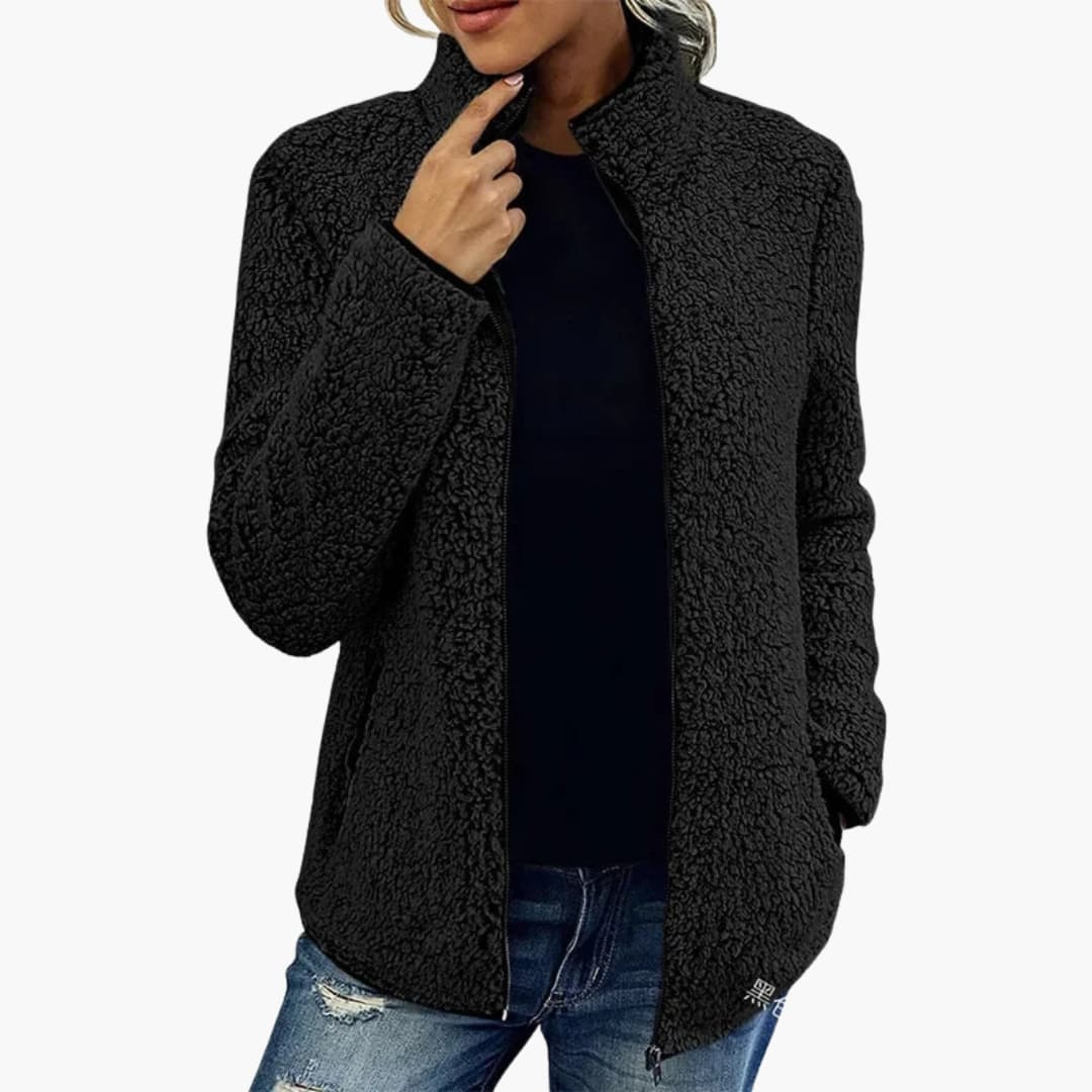 Veste femme avec fermeture zippée