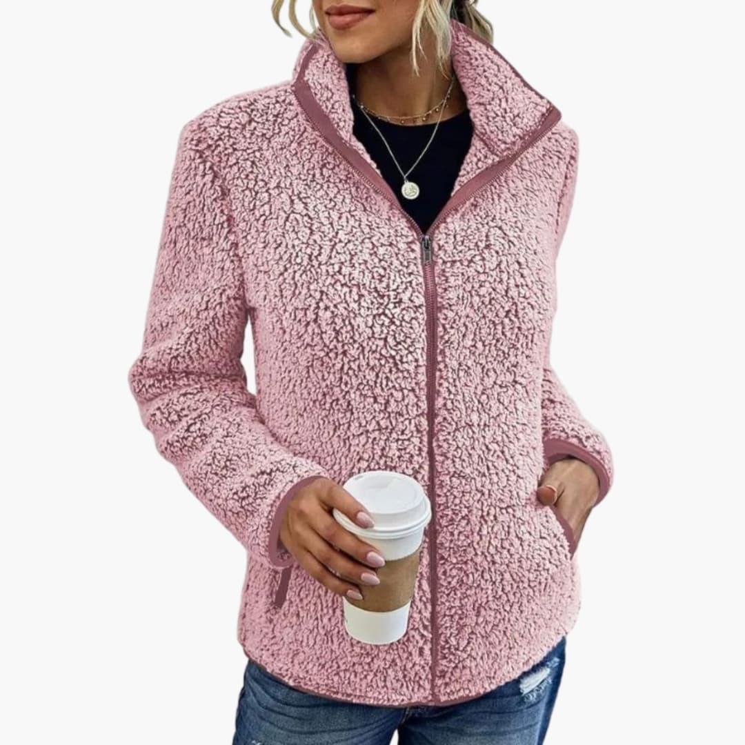 Veste femme avec fermeture zippée