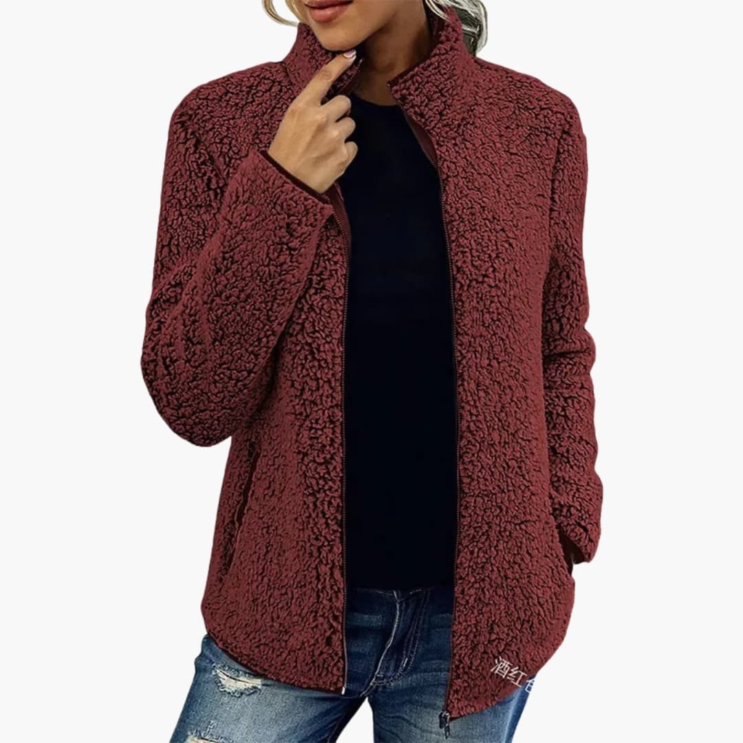 Veste femme avec fermeture zippée