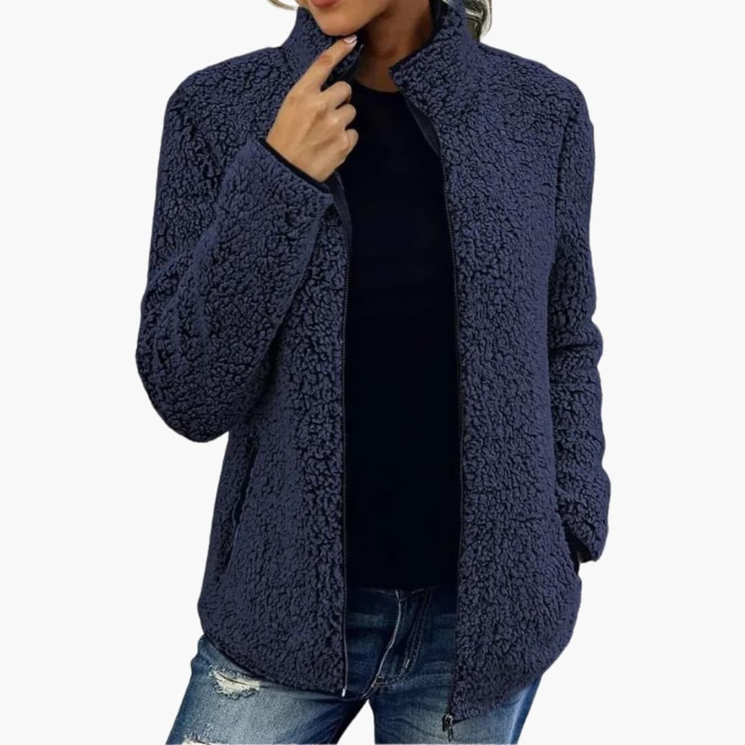 Veste femme avec fermeture zippée