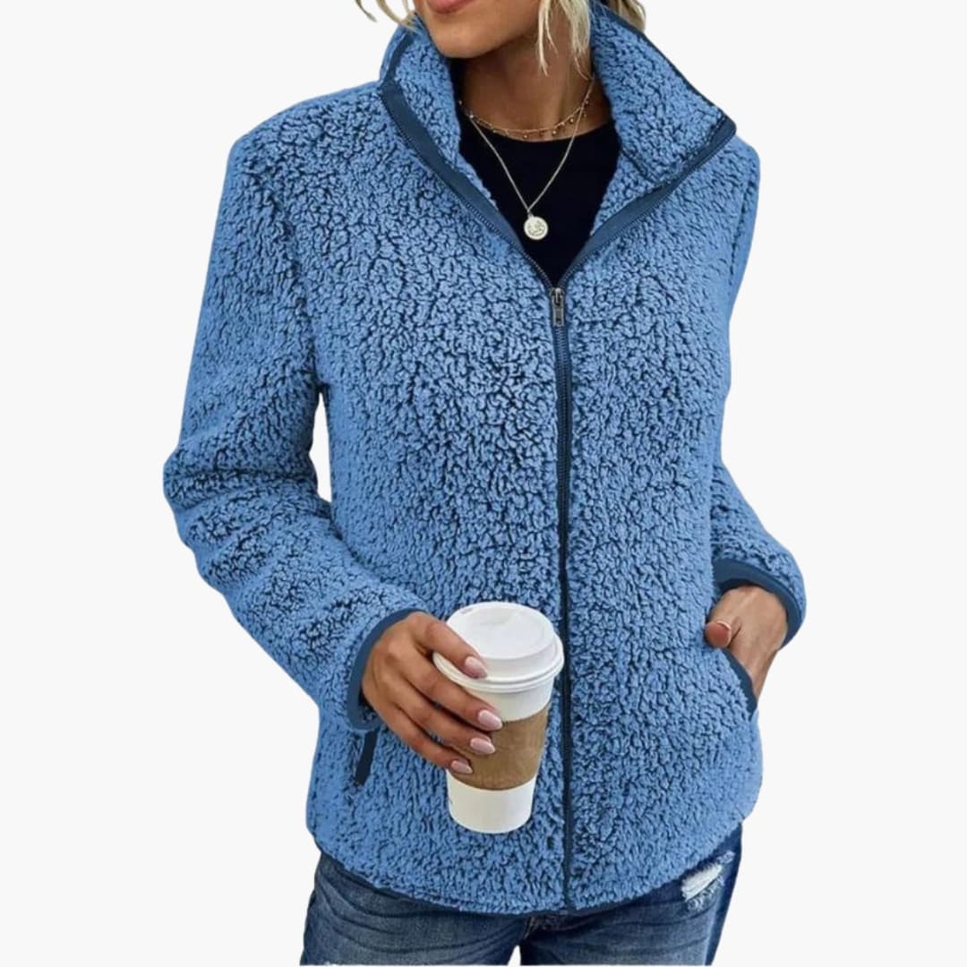 Veste femme avec fermeture zippée