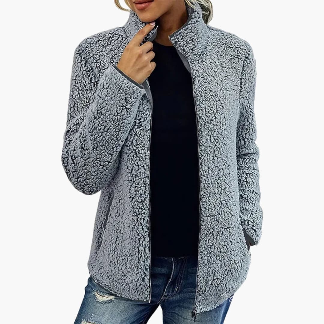 Veste femme avec fermeture zippée