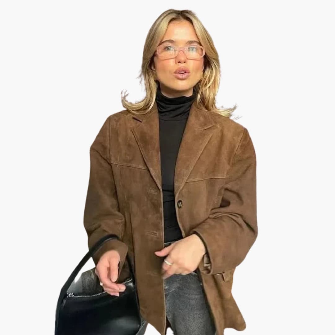 Veste femme courte avec col pointu
