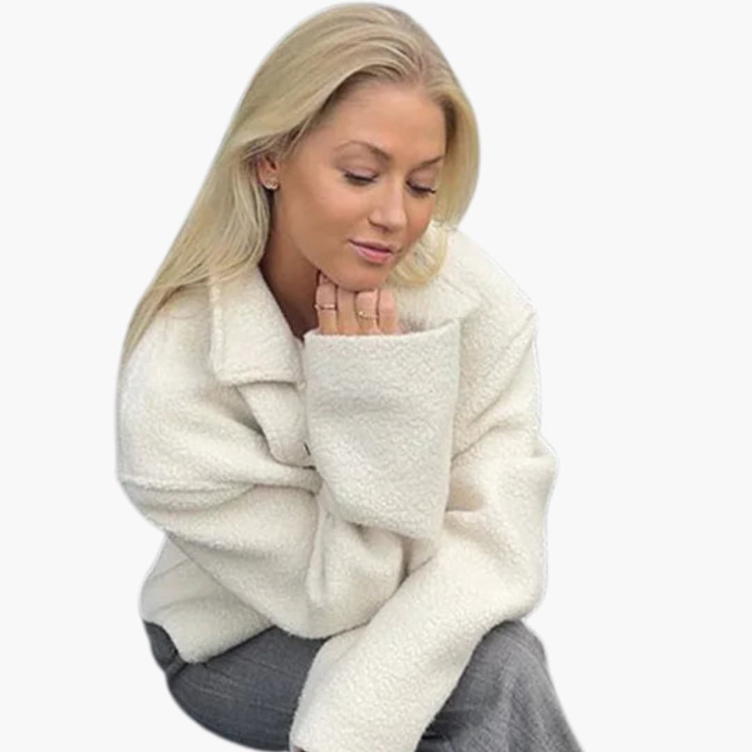 Veste femme courte avec fermeture zippée