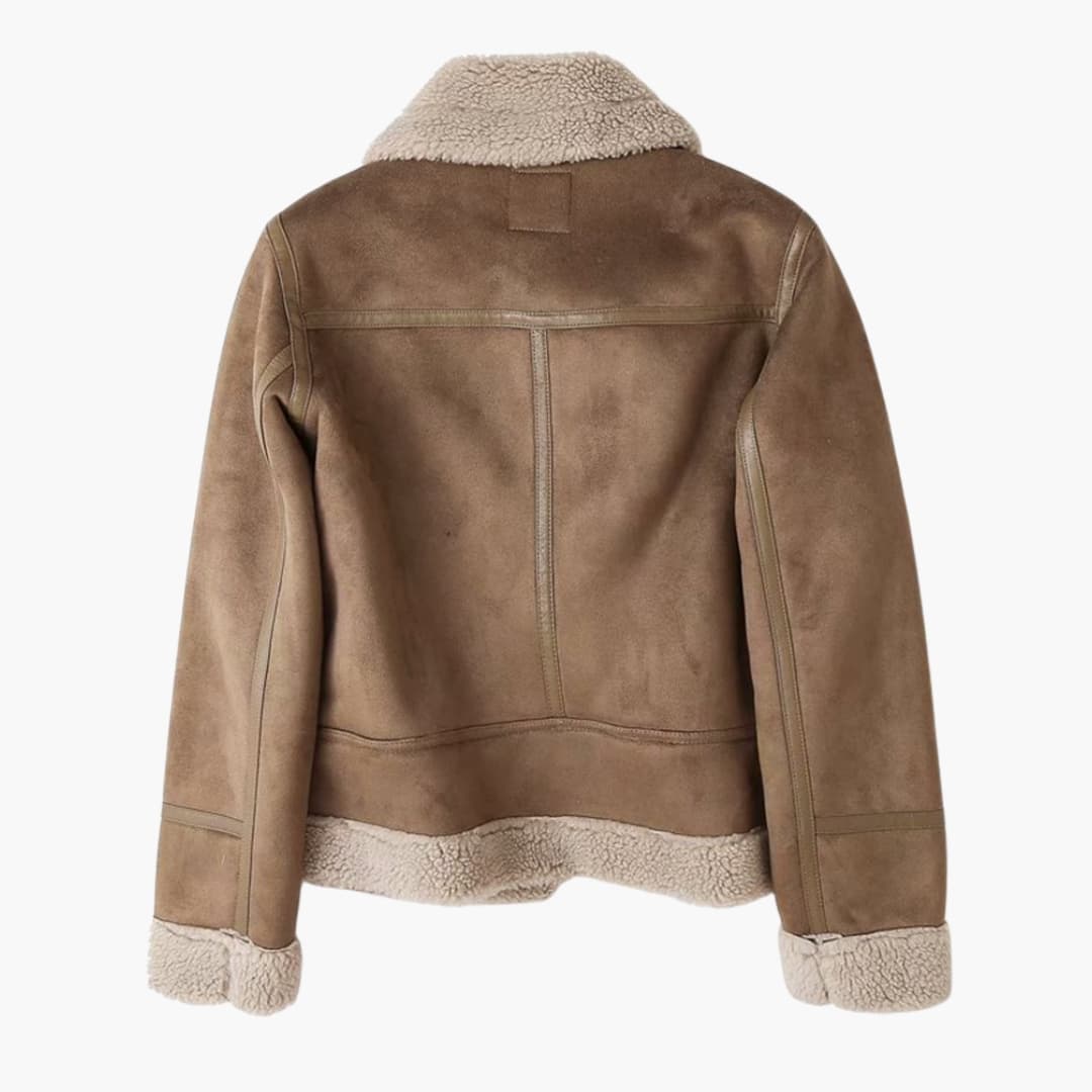 Veste femme courte avec poches zippées