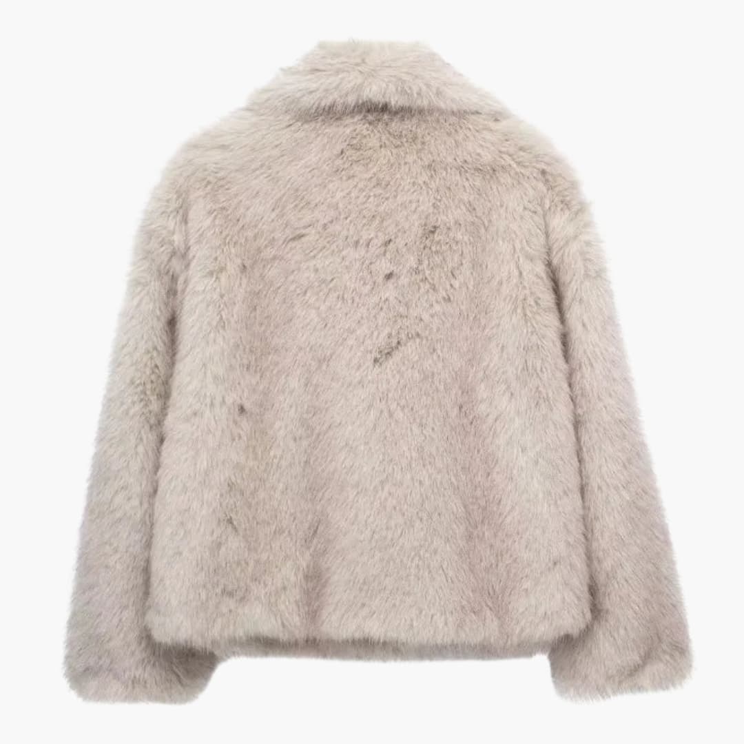 Veste femme en fausse fourrure