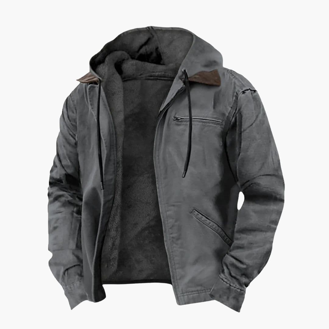 Veste homme à capuche avec poches
