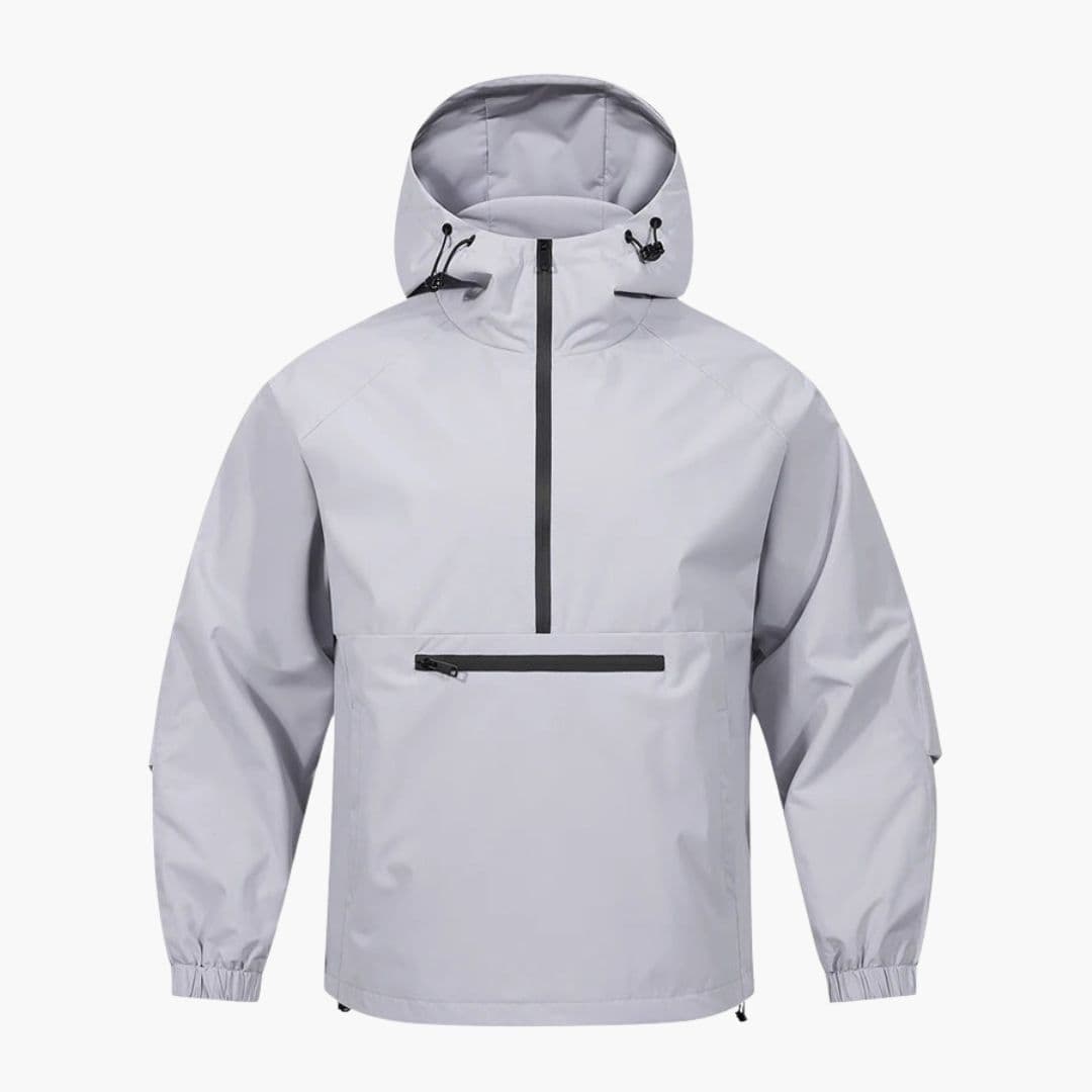 Veste homme à capuche et poche zippée devant
