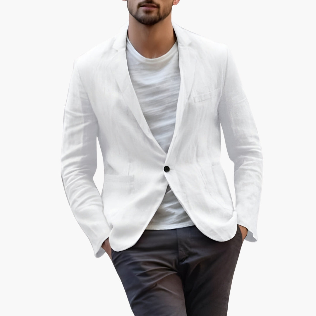 Veste homme à col classique et poches latérales