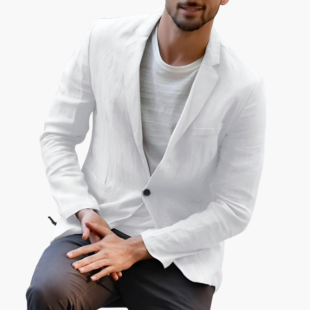 Veste homme à col classique et poches latérales