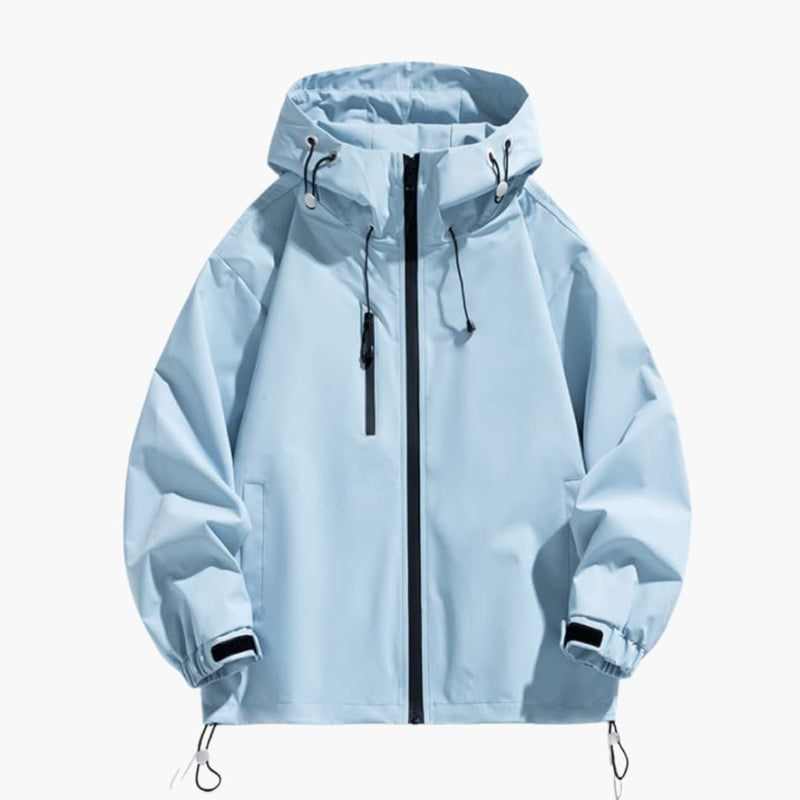 Veste homme avec capuche et fermeture zippée