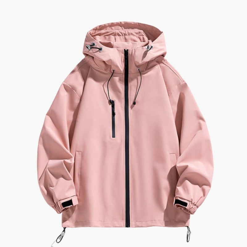 Veste homme avec capuche et fermeture zippée