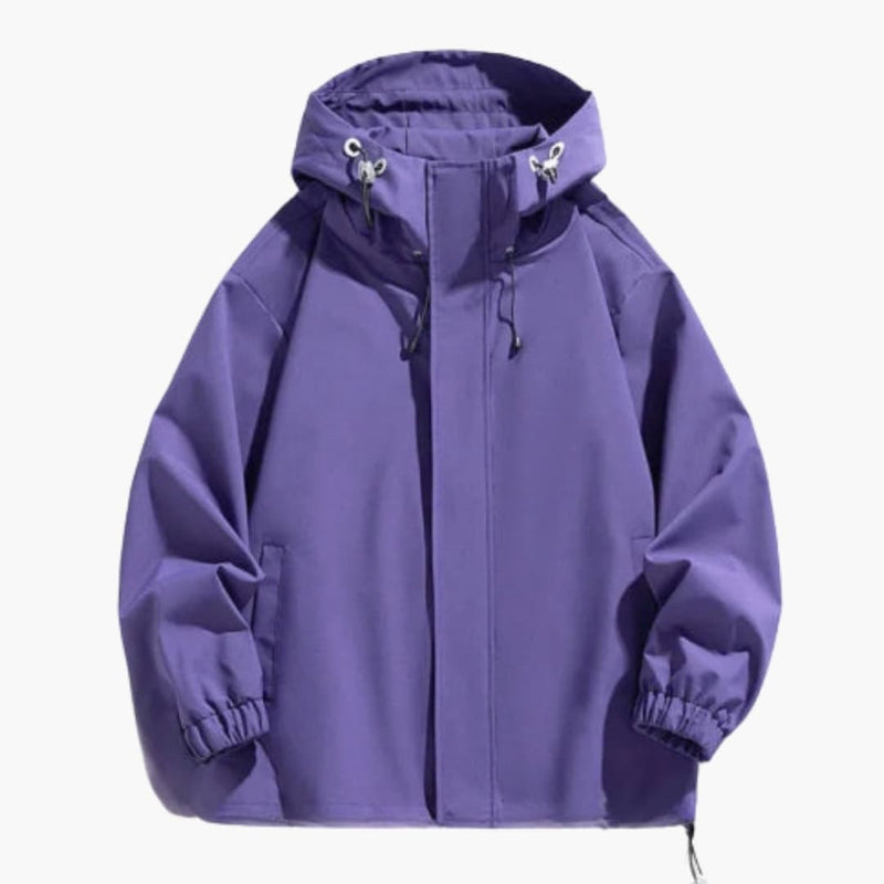 Veste homme avec capuche et fermeture zippée