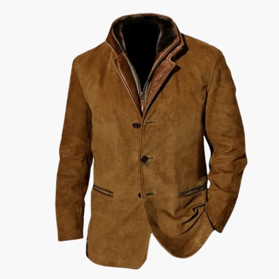 Veste homme avec fermeture à boutons