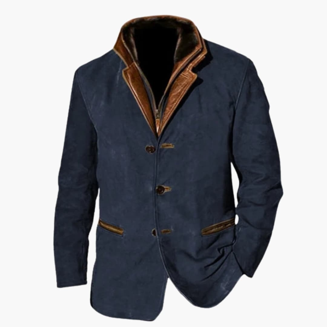 Veste homme avec fermeture à boutons