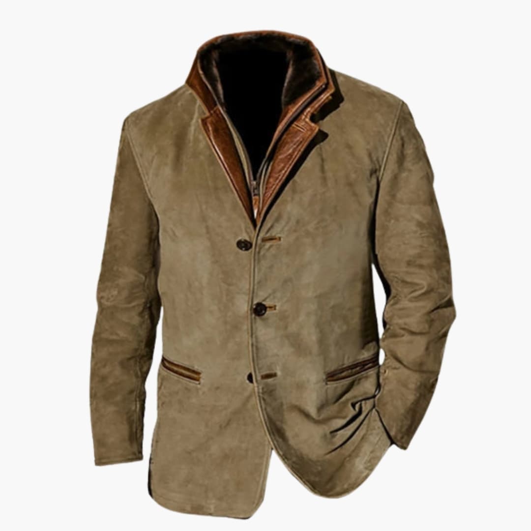 Veste homme avec fermeture à boutons