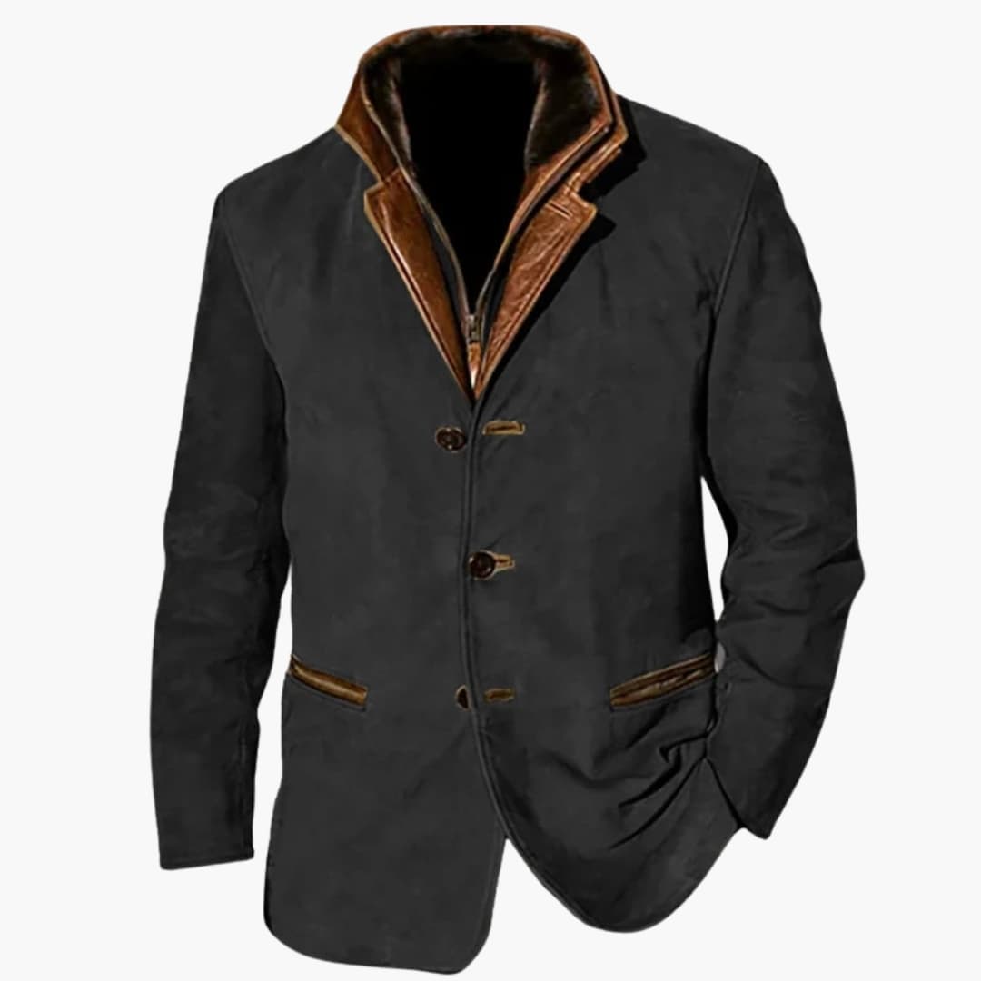 Veste homme avec fermeture à boutons
