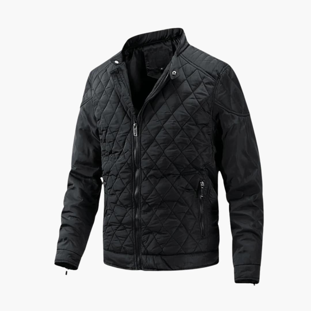 Veste homme matelassée avec fermeture éclair