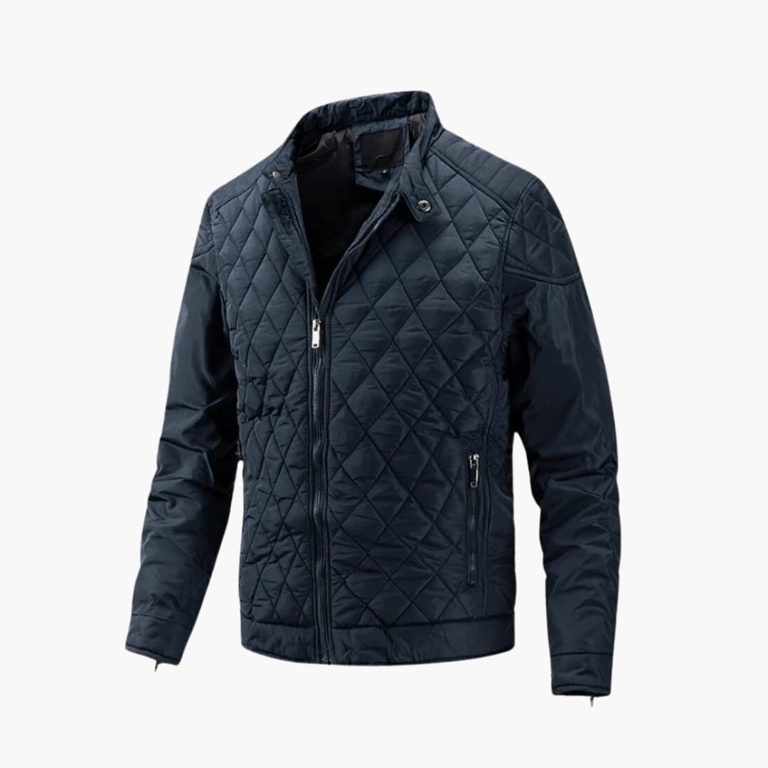 Veste homme matelassée avec fermeture éclair