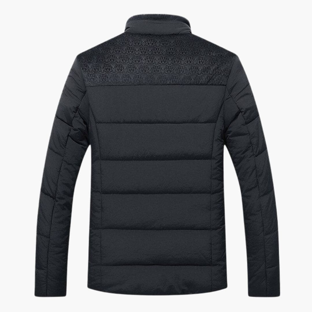 Chaqueta acolchada para hombre con bolsillos con cremallera