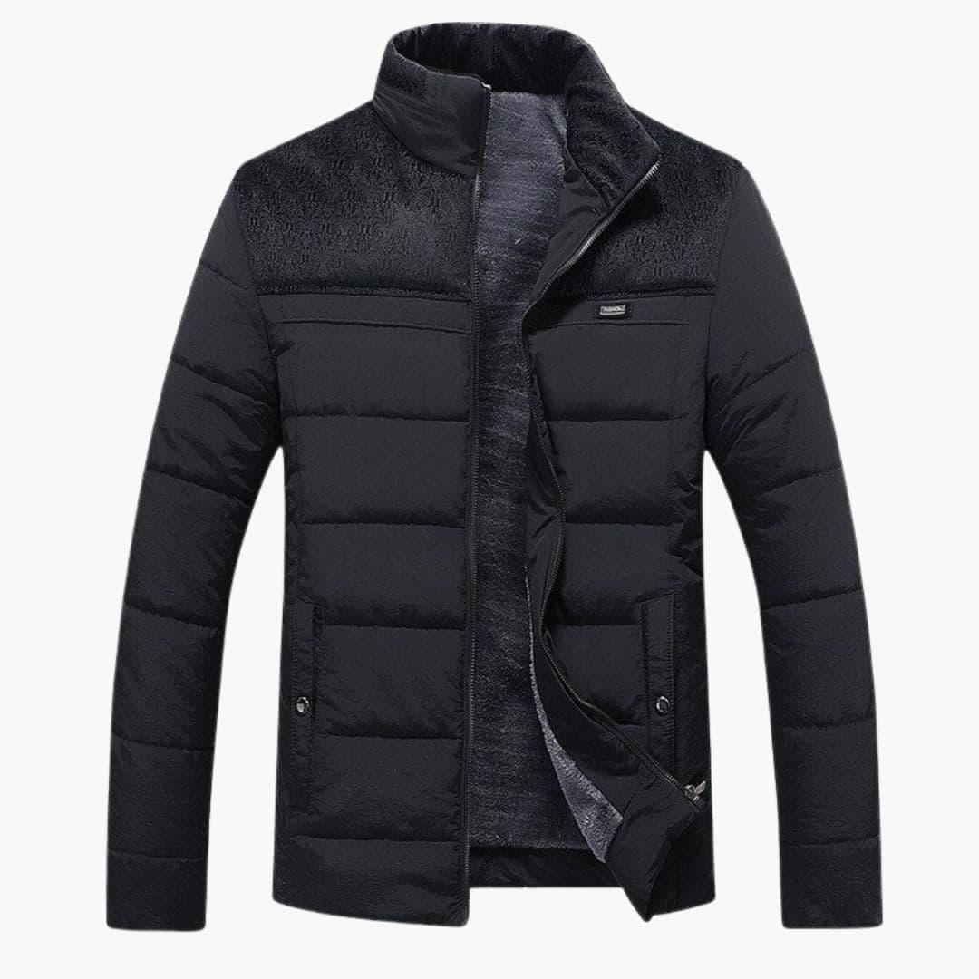 Veste homme matelassée avec poches zippées