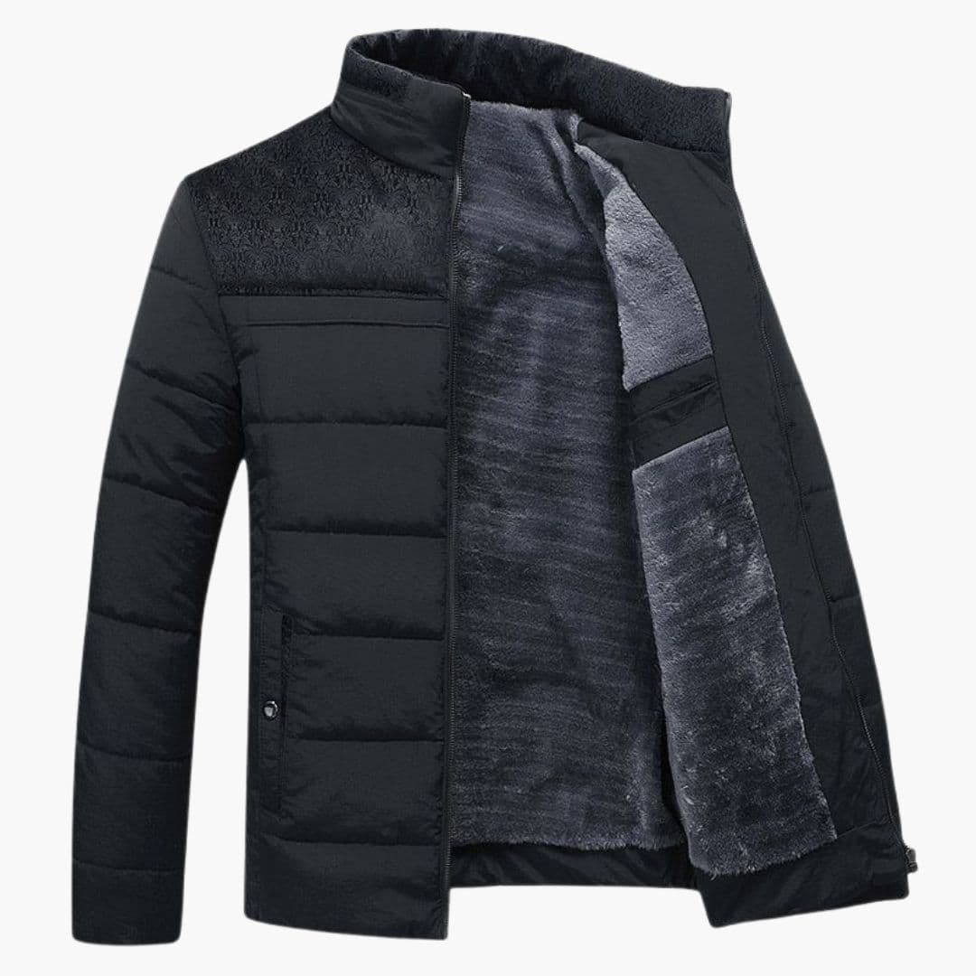 Veste homme matelassée avec poches zippées