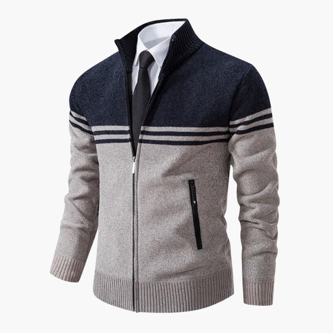 Veste homme zippée avec manches longues