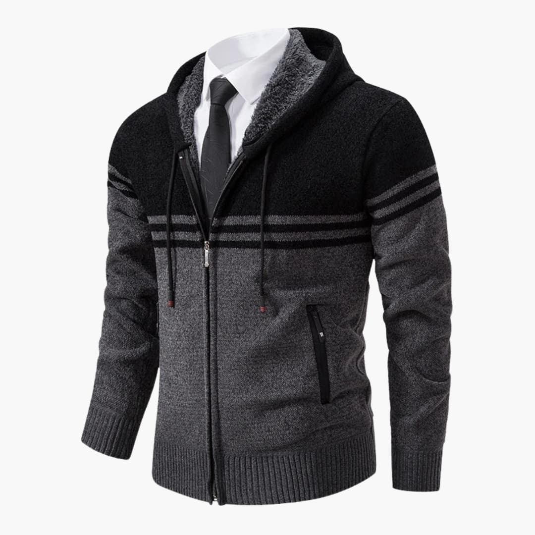 Veste homme zippée avec manches longues