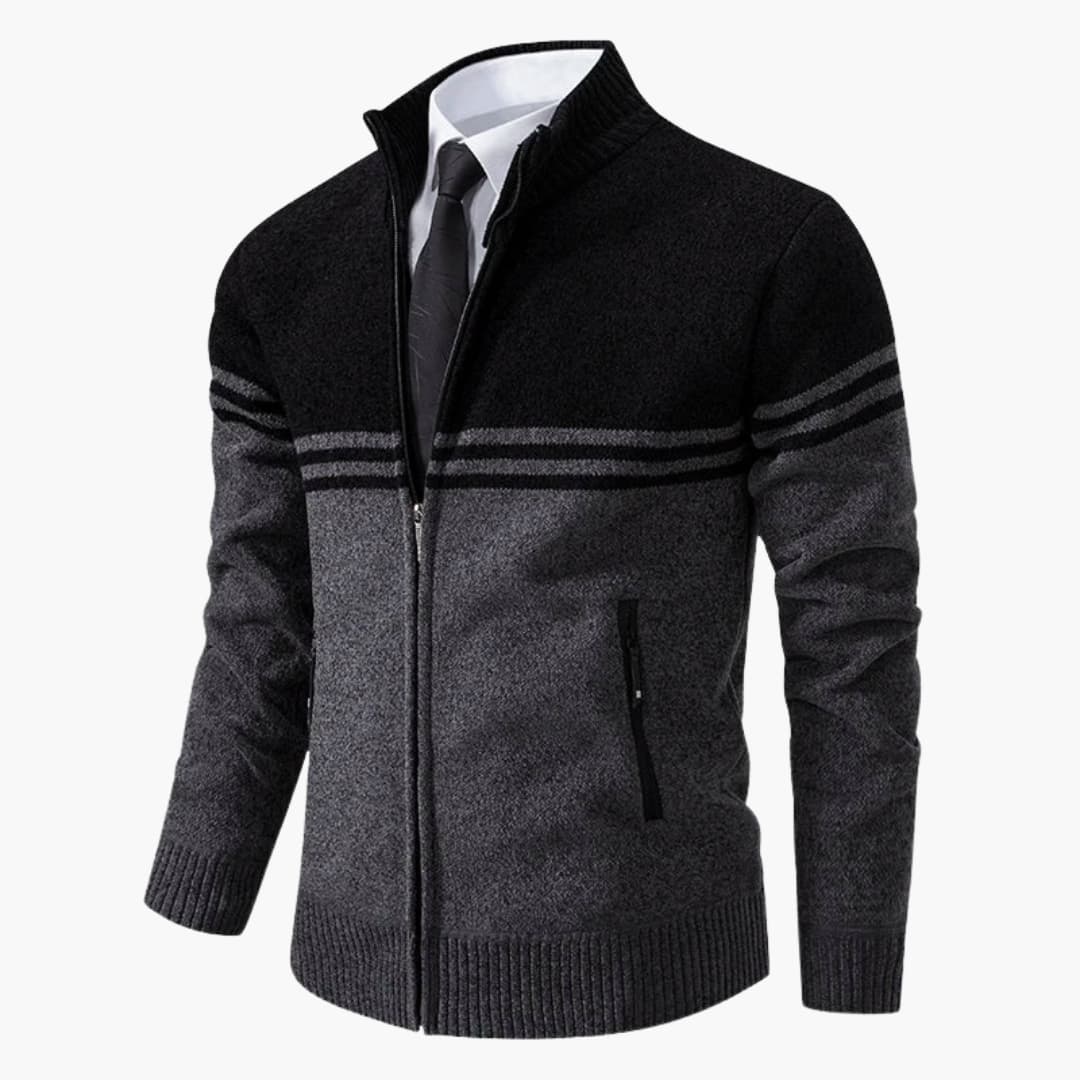 Veste homme zippée avec manches longues