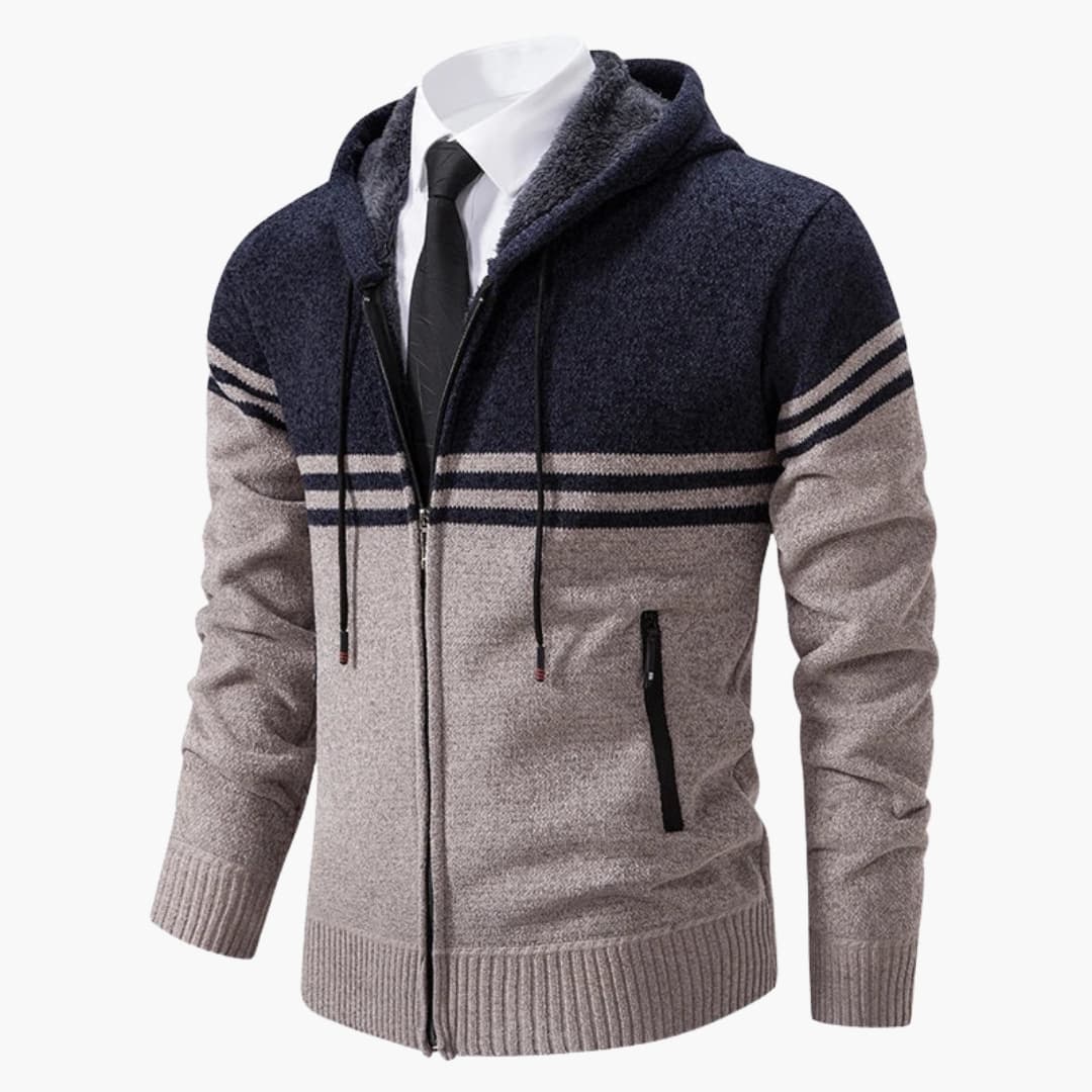 Veste homme zippée avec manches longues