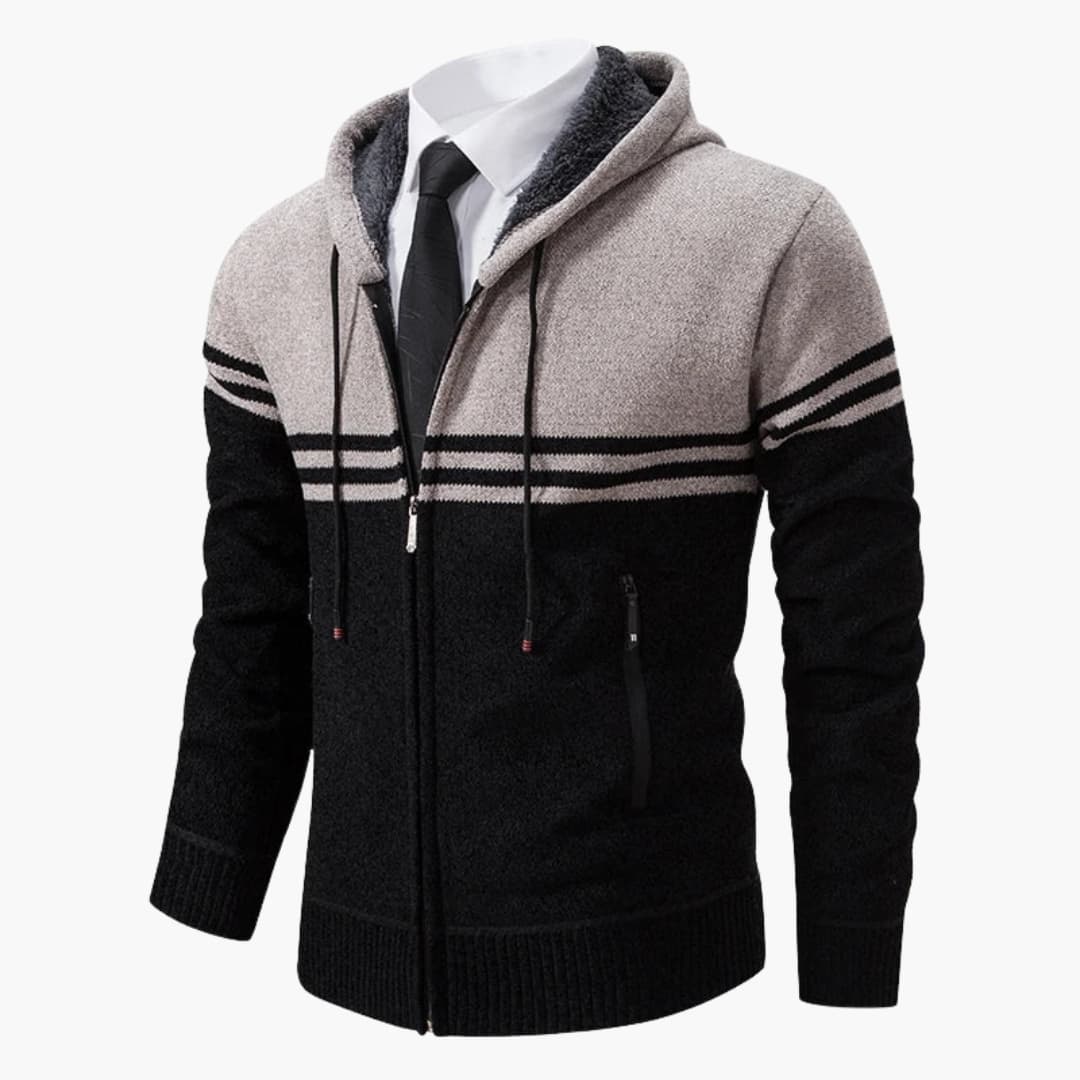 Veste homme zippée avec manches longues