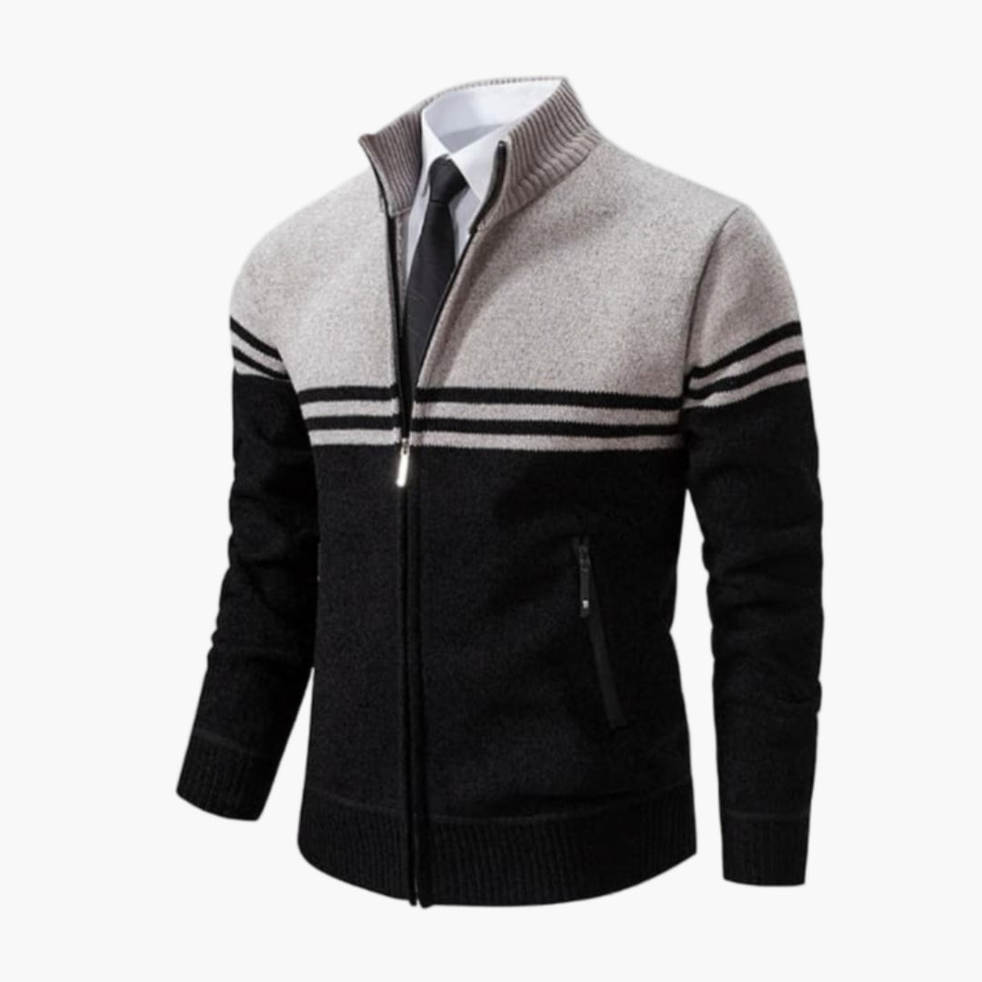 Veste homme zippée avec manches longues