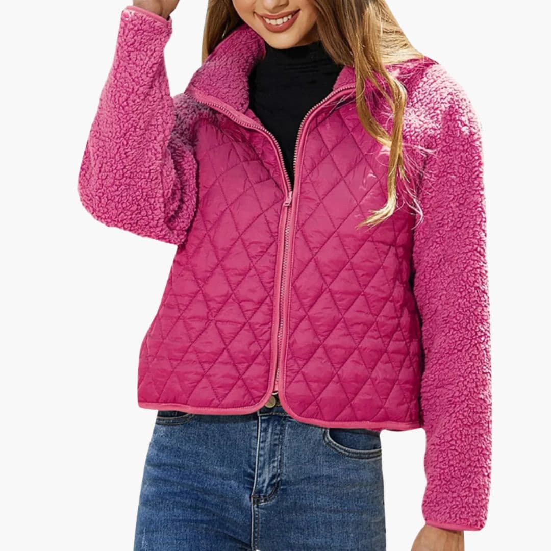 Veste matelassée femme avec manches longues