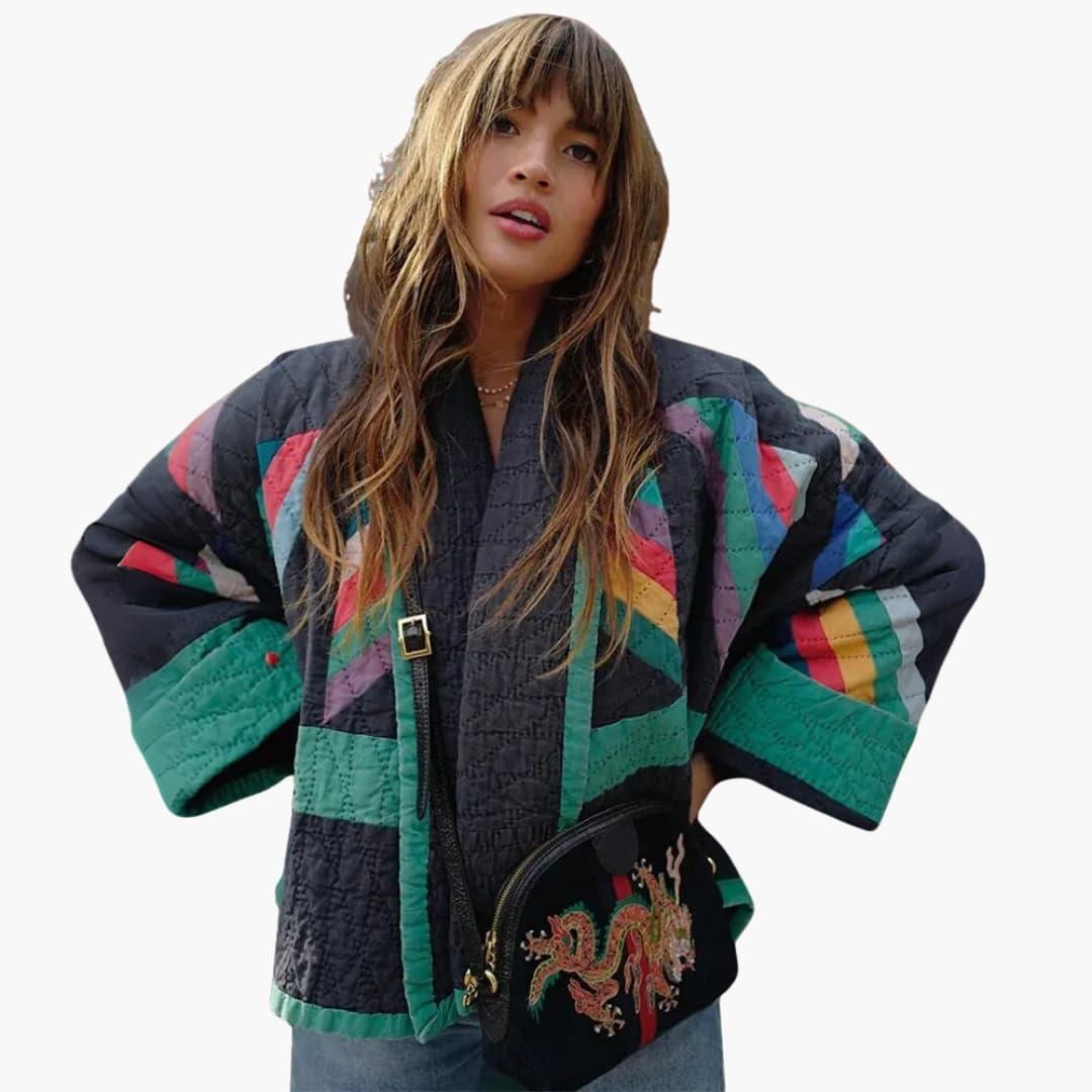 Veste Matelassee Femme Avec Ouverture Frontale