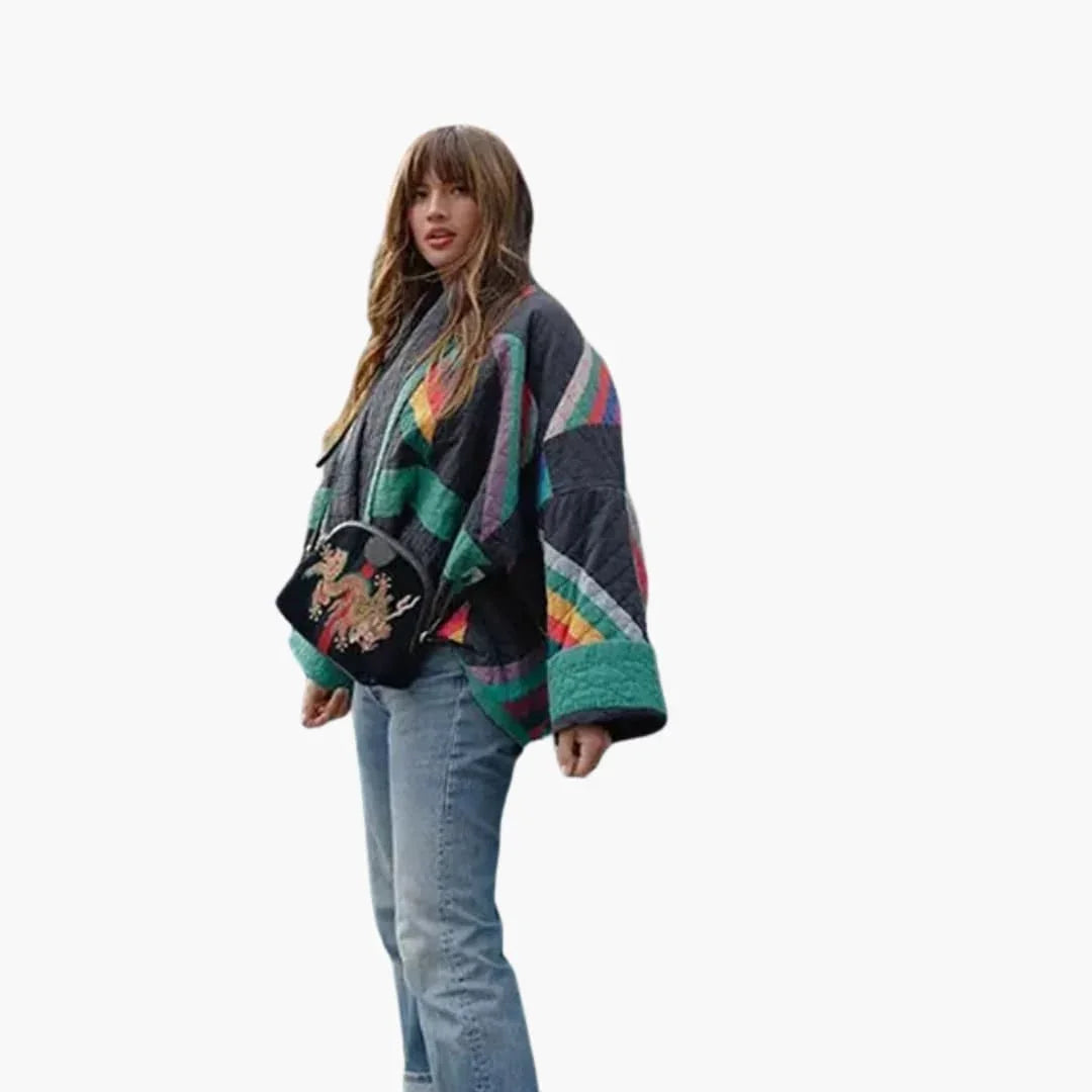 Veste Matelassee Femme Avec Ouverture Frontale