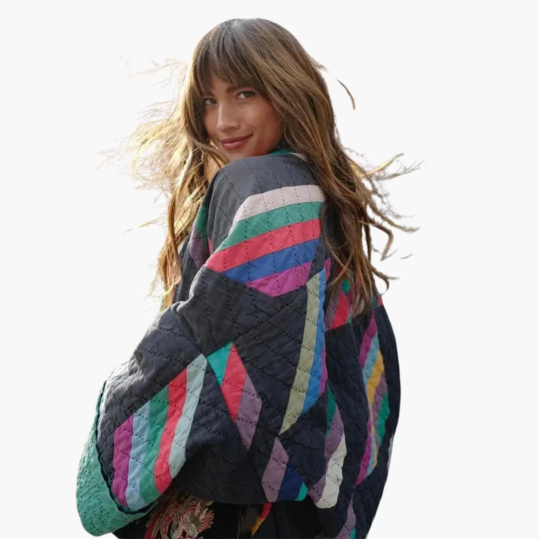 Veste Matelassee Femme Avec Ouverture Frontale
